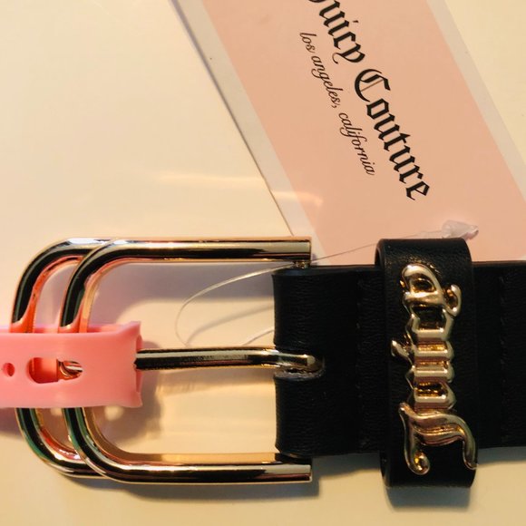 JUICY COUTURE Signature JUICY Logo Belt NWT in S/M - Picture 2 of 4